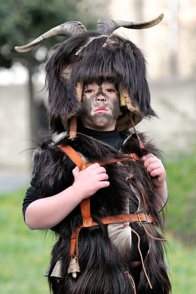 Traditionelle masker på Sardinien . - Stock-foto