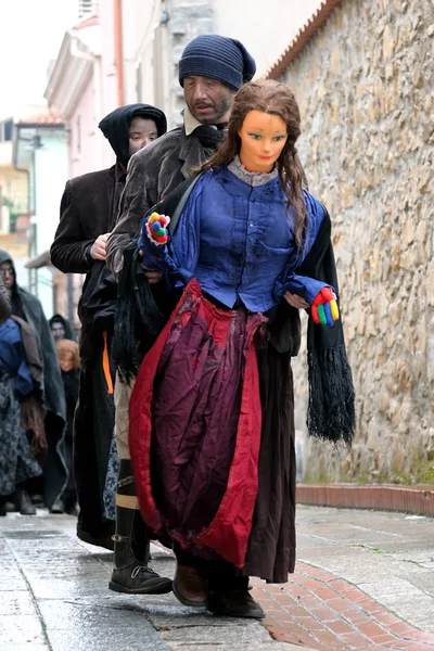 Traditional masks of Sardinia. — Stock Photo, Image