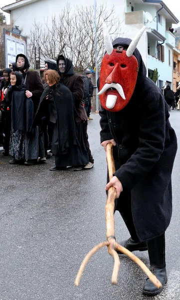 Traditionelle masker på Sardinien . - Stock-foto