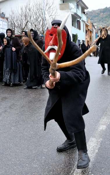 Traditional masks of Sardinia. — Stock Photo, Image
