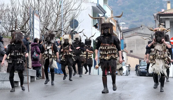 Traditional masks of Sardinia. — Stock Photo, Image