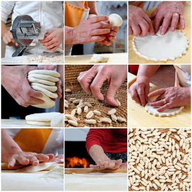 Fotoğraf kolaj makarna ürünleri