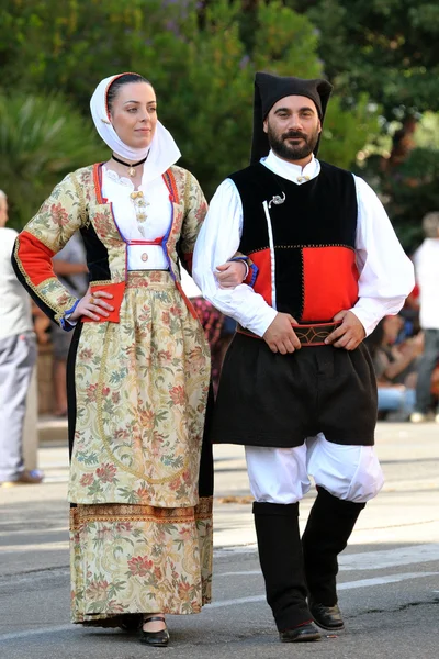 Costumi tradizionali della Sardegna . — Foto Stock