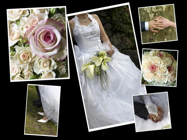 Wedding collage — Stock Photo, Image