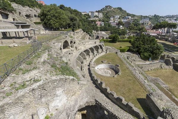 Wykopaliska archeologiczne w Baia w pobliżu Neapolu — Zdjęcie stockowe