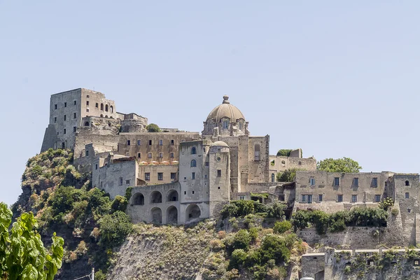 Aragonský hrad, ischia — Stock fotografie