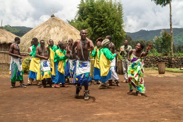 Ритуал племени, Руанда — стоковое фото