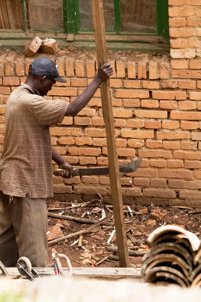 Trabalhador africano — Fotografia de Stock