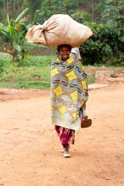 rwandan woman clipart