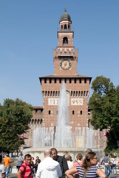 Sforza castle Milan — Stock Photo, Image