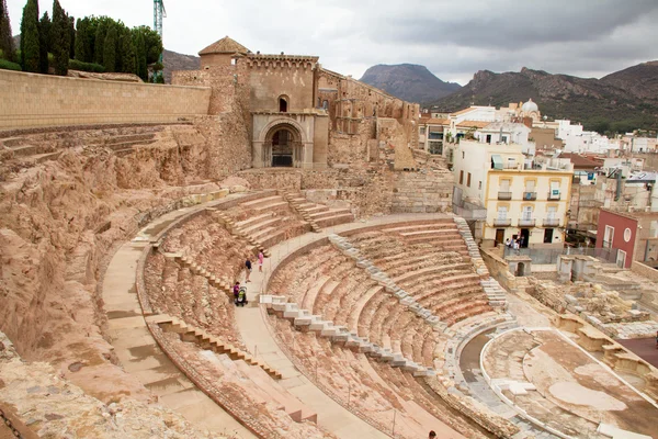 Teatro romano em cartagena — Fotografia de Stock