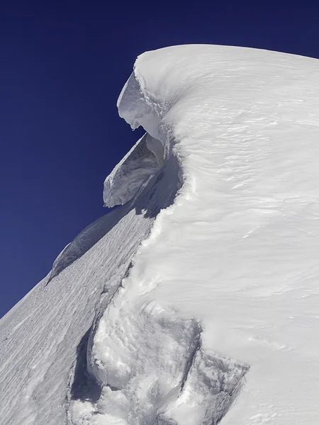 Neve em Alpes italianos — Fotografia de Stock