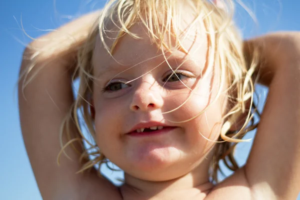 Portrait of happy child — Stock Photo, Image