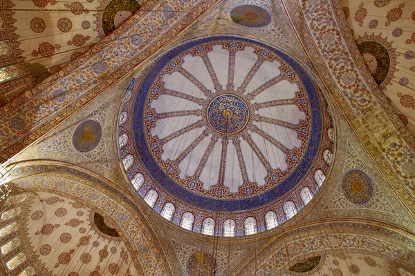 Interior de la mezquita azul — Foto de Stock