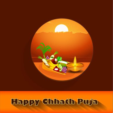Mutlu Chhat Puja Bayrak Tasarımı