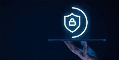 Dijital Ağ Güvenliği ve Mahremiyet Koruma Sembolü