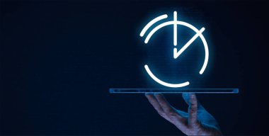 Etkili Zaman Yönetimi ve Hızlı Teslimat Servis Simgesi