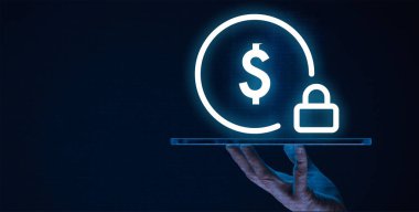 Güvenli Mali İşlem ve Para Koruma Simgesi