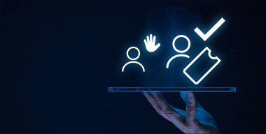 Doğrulanmış Kimlik Doğrulama Neon işareti