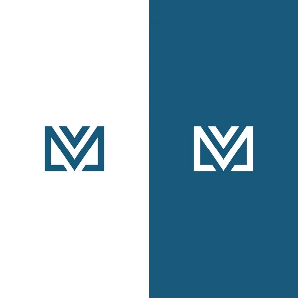 Инициалы Письма Креативный Дизайн Логотипа — стоковый вектор