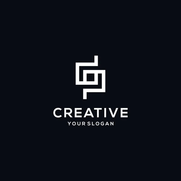 Iniciais Letras Design Logotipo Criativo Ilustrações De Stock Royalty-Free