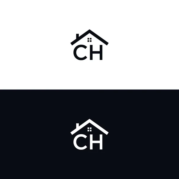 Ispirazione Iniziale Del Logo Immobiliare Icona Del Logo Vettoriale — Vettoriale Stock