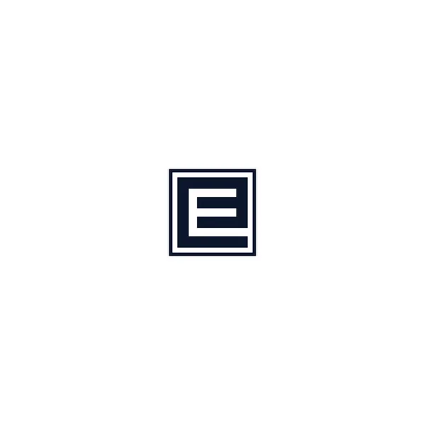 Електронна Літера Векторний Творчий Сучасний Логотип — стоковий вектор