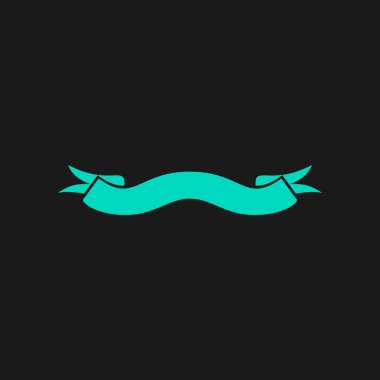 Kurdele düz simgesi