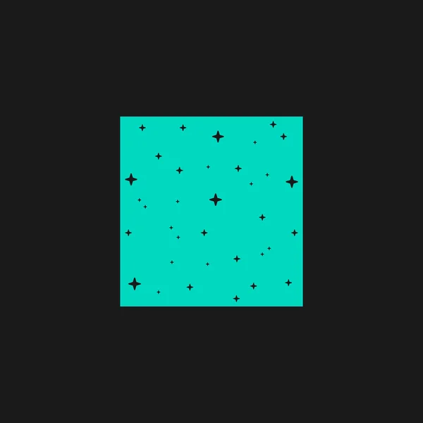 Patrón vectorial hecho con estrellas en cuadrado — Archivo Imágenes Vectoriales