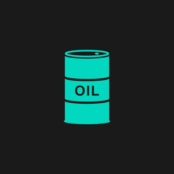 Barrel Öl-Ikone — Stockvektor