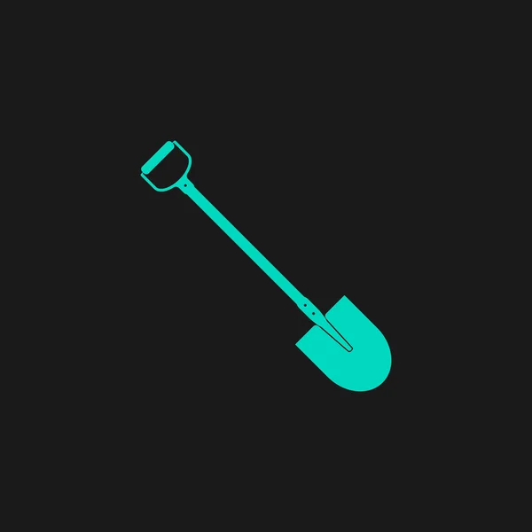 Shovel - vector pictogram — Stockvector