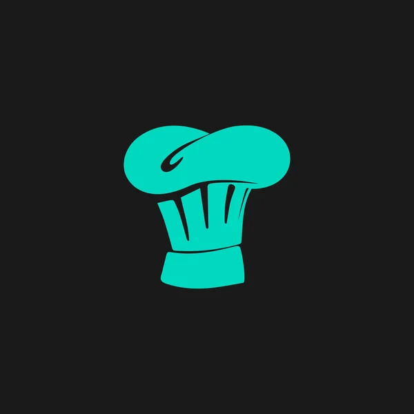 Chef Chapéu ícone, sinal e botão —  Vetores de Stock