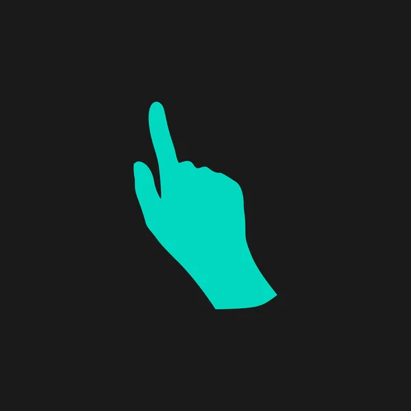 Cursor hand pictogram — Stockvector