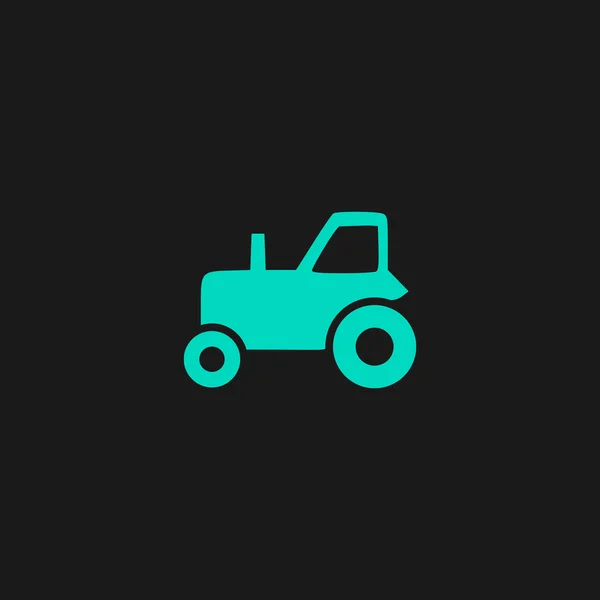 Traktorvektorsymbol — Stockvektor