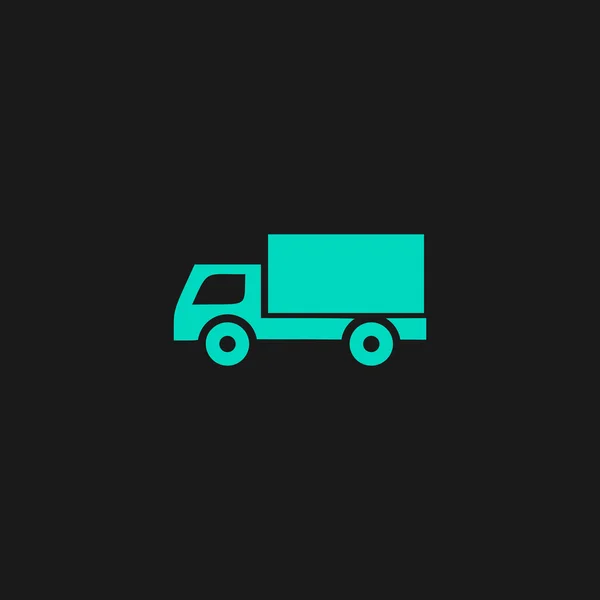 Vrachtwagen Flat Icon — Stockvector