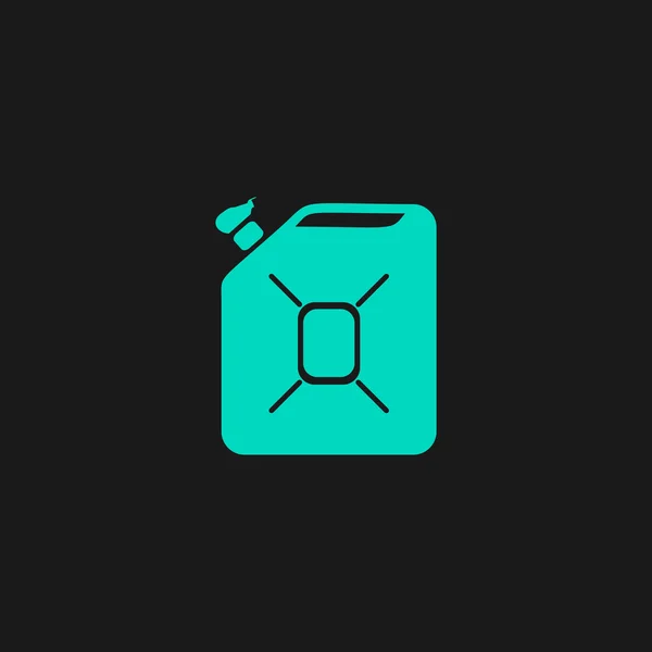 Jerrycan olja vektor icon — Stock vektor