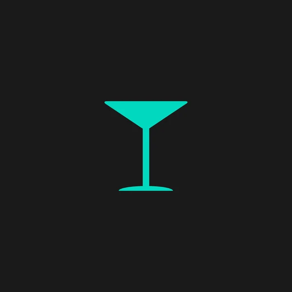 Martini glas icoon — Stockvector