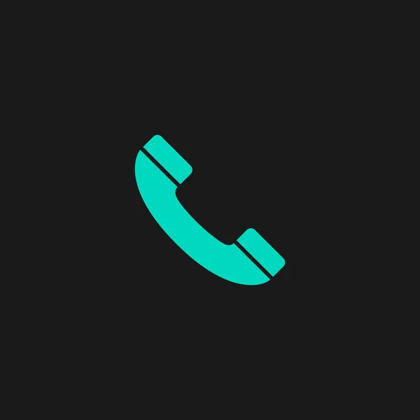 Telephone handset icon vector — Stock Vector