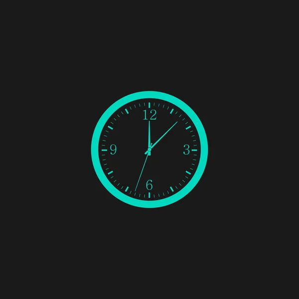 Icono de tiempo y reloj — Vector de stock