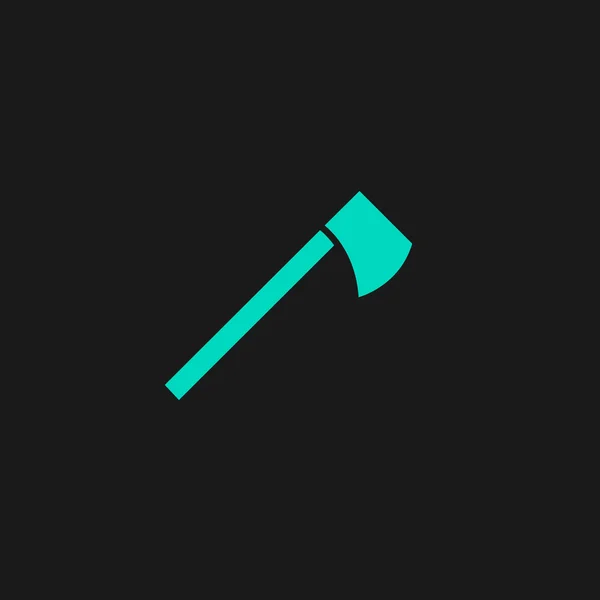 Tomahawk plochou ikona — Stockový vektor