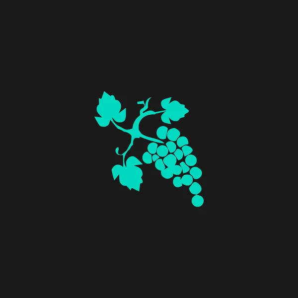 Icône Bouquet de raisins — Image vectorielle