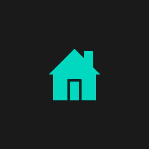 Retro style home icon isolated — стоковый вектор