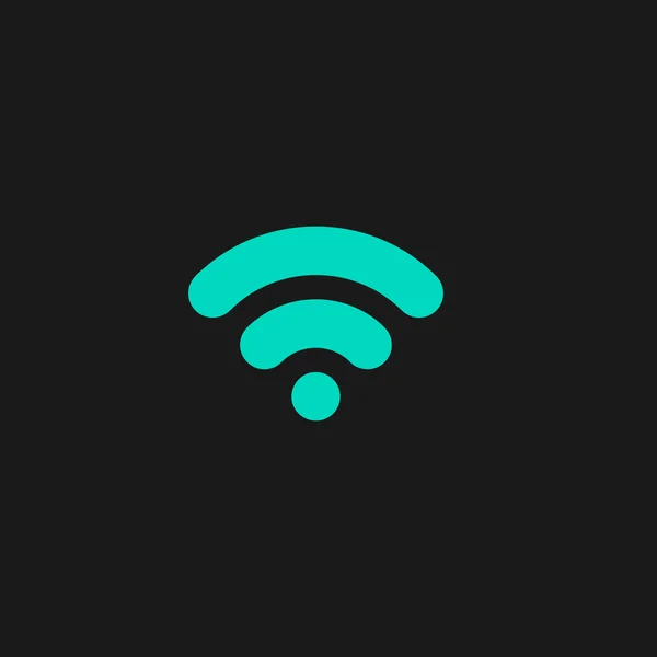 Rede Wi-Fi, ícone da zona de internet —  Vetores de Stock