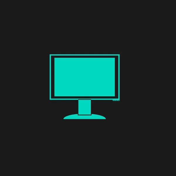 Icono del monitor vectorial — Vector de stock