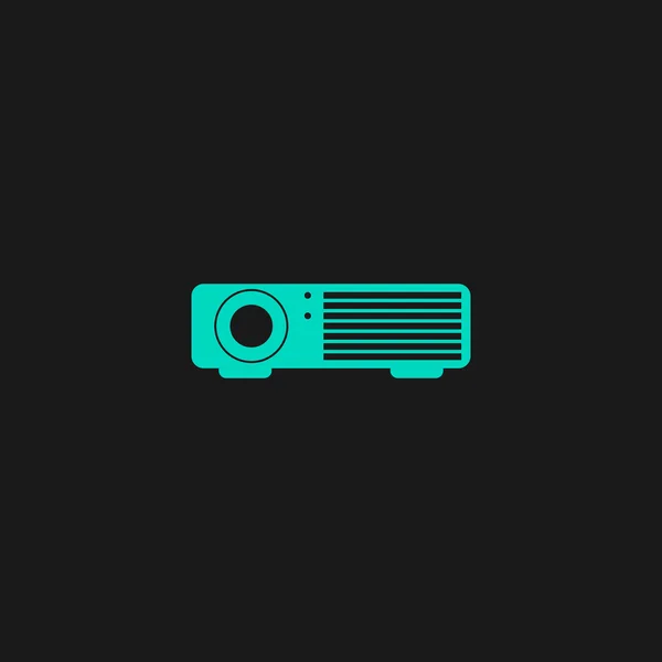 Icono de signo del proyector — Archivo Imágenes Vectoriales