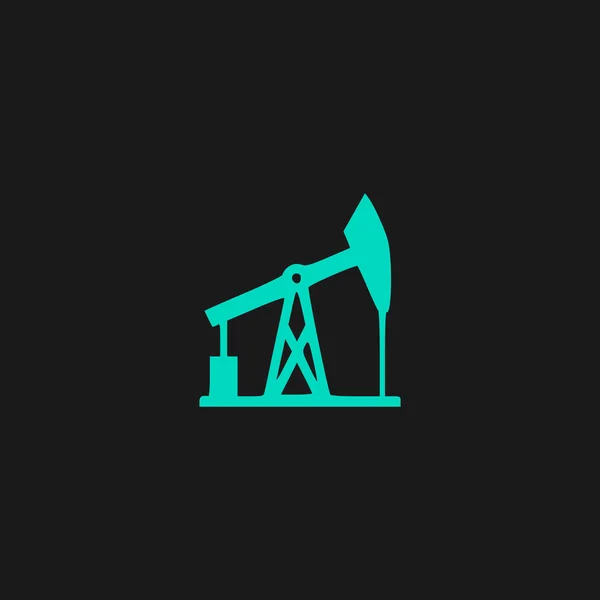 Oil derrick.  vector icon. — Stock Vector