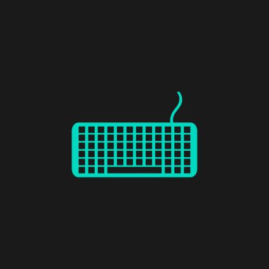 Düz klavye simgesini