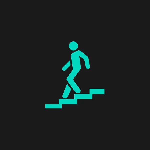Le a lépcsőház szimbólum — Stock Vector