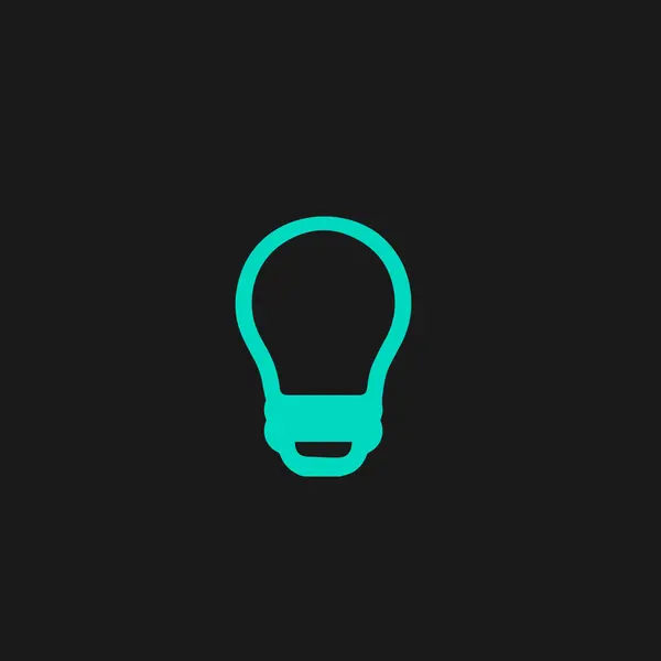 LED-Lampe, Vektorlampe, isoliert — Stockvektor