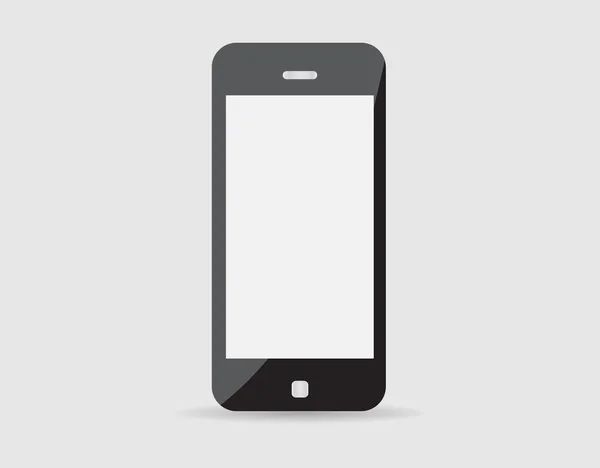 Perfettamente dettagliato moderno isolamento smartphone — Vettoriale Stock